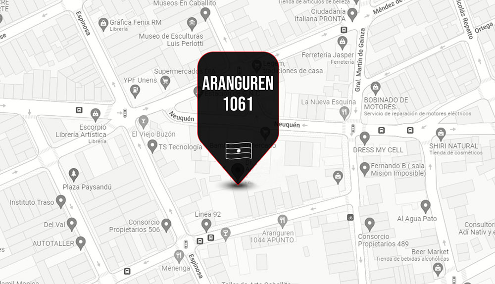 mapa aranguren